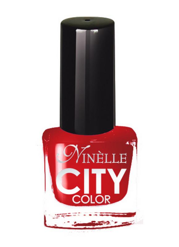 Лак для ногтей City Color тон 158 Алый закат Лак для ногтей City Color тон 158 Алый закатЛак для ногтей<br>Новейшие тенденции маникюра и потребности современных женщин вдохновили марку Ninelle на создание новой коллекции лаков для ногтей CITY COLOR от NinelleФормула уникальна и безупречна: лак быстро сохнет, гарантирует идеальную цветопередачу и потрясающий блеск, а также непревзойденную стойкость. Лак для ногтей City color выравнивает поверхность ногтя, делая его идеально гладким и безупречно глянцевым. Высокая концентрация пигментов и новая кисть заметно упростили маникюрную процедуру - лаки теперь можно наносить одним слоем. Удобная кисточка поможет распределить лак быстро и с максимальной точностью, что позволяет равномерно нанести лак даже на короткие ногти. Богатая цветовая гамма позволяет выбрать прекрасный вариант для любого повода. В состав входят ухаживающие компоненты, предотвращающие повреждения ногтей. И еще одно удобство для жительниц мегаполисов - лак снимается настолько легко, что его можно менять так часто, как Вы пожелаете. Подходит для натуральных и искусственных ногтей.<br>Цвет: Алый закат;