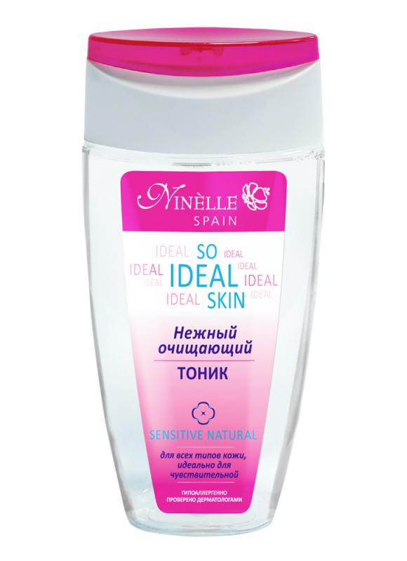 Тоник Нежный Очищающий So Ideal Skin 150 мл Тоник Нежный Очищающий So Ideal Skin 150 млТоник<br>Тоник завершает процедуру очищения, эффективно увлажняя и тонизируя кожу. Обеспечивает ей ощущение чистоты, свежести и комфорта. Средство интенсивно питает и смягчает кожу, гарантируя ей надежную защиту от негативных факторов окружающей среды, сохраняя красоту, молодость и здоровье. Идеально подходит для ухода даже за самой нежной и чувствительной кожей.<br>