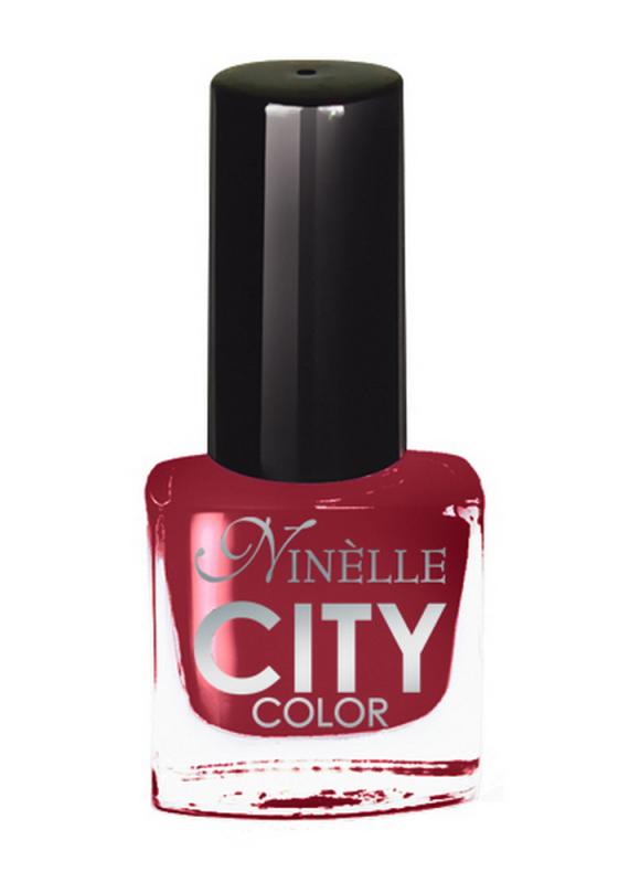 Лак для ногтей City Color тон 170 Рубиновый красный Лак для ногтей City Color тон 170 Рубиновый красныйЛак для ногтей<br>Новейшие тенденции маникюра и потребности современных женщин вдохновили марку Ninelle на создание новой коллекции лаков для ногтей CITY COLOR от NinelleФормула уникальна и безупречна: лак быстро сохнет, гарантирует идеальную цветопередачу и потрясающий блеск, а также непревзойденную стойкость. Лак для ногтей City color выравнивает поверхность ногтя, делая его идеально гладким и безупречно глянцевым. Высокая концентрация пигментов и новая кисть заметно упростили маникюрную процедуру - лаки теперь можно наносить одним слоем. Удобная кисточка поможет распределить лак быстро и с максимальной точностью, что позволяет равномерно нанести лак даже на короткие ногти. Богатая цветовая гамма позволяет выбрать прекрасный вариант для любого повода. В состав входят ухаживающие компоненты, предотвращающие повреждения ногтей. И еще одно удобство для жительниц мегаполисов - лак снимается настолько легко, что его можно менять так часто, как Вы пожелаете. Подходит для натуральных и искусственных ногтей.<br>Цвет: Рубиновый красный;