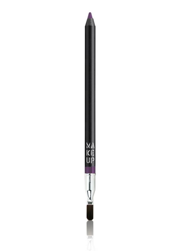 Карандаш для глаз устойчивый водостойкий Smoky Liner long-lasting & waterproof тон 40 Пурпурный Карандаш для глаз устойчивый водостойкий Smoky Liner long-lasting & waterproof тон 40 ПурпурныйКарандаш для глаз<br>Устойчивый карандаш Smoky Liner long-lasting & waterproof идеально подходит для создания линий по внешнему и внутреннему веку, а также для карандашных растушевок. Наличие удобной кисти на обратной стороне карандаша позволяет качественно растушевать линию и трансформировать ее в мягкие тени. Мягкая и кремовая текстура на основе воска очень пластична, легко ложится и не царапает веко. Карандаш обеспечит водостойкий результат и интенсивный цвет. Незаменимый помощник для макияжа в стиле Smokey Eyes.<br>Цвет: Пурпурный;