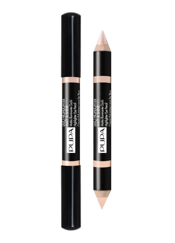 Хайлайтер для век Duo Highlighter Matt&Shine тон 2 Розовый Хайлайтер для век Duo Highlighter Matt&Shine тон 2 РозовыйХайлайтер для век<br>Большой двойной карандаш: с одной стороны - матовый, с другой -блестящий/перламутровый идеален для коррекции недостатков кожи и создания световых точек.<br>Цвет: Розовый;