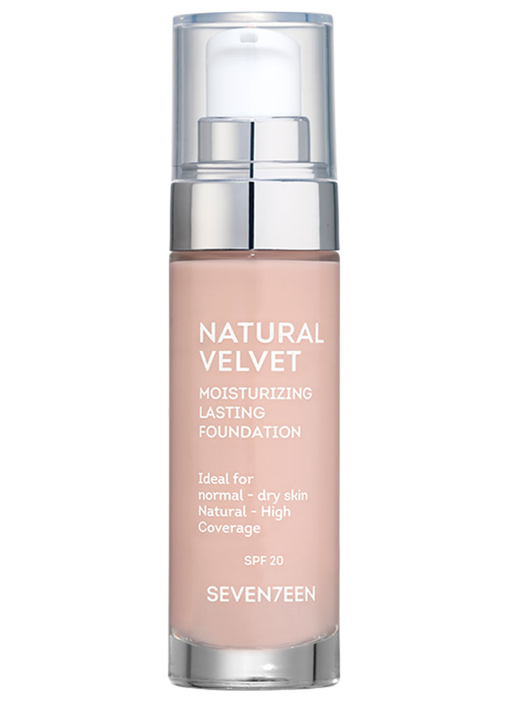 Крем тональный длительного действия Темный бежевый SEVENTEEN, Natural Velvet Moisturizing Lasting Foundation SPF20
Крем тональный длительного действия Темный бежевый SEVENTEEN, Natural Velvet Moisturizing Lasting Foundation SPF20