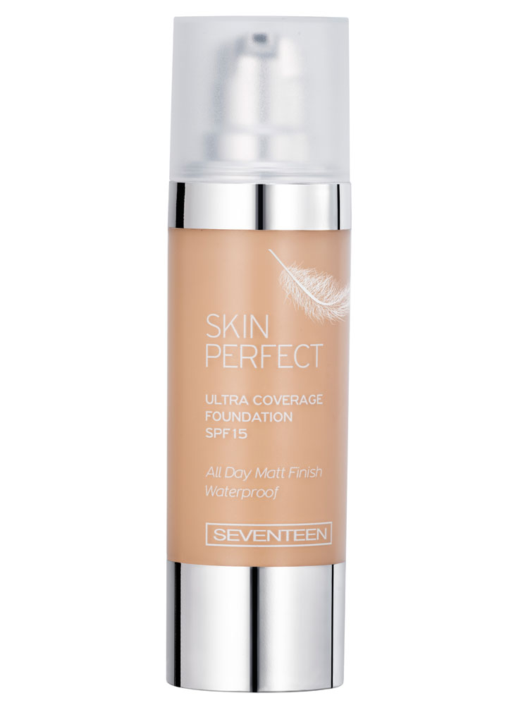 Тональный крем с матирующим эффектом, водостойкий Средний беж SEVENTEEN, Skin Perfect Ultra Coverage Foundation
Тональный крем с матирующим эффектом, водостойкий Средний беж SEVENTEEN, Skin Perfect Ultra Coverage Foundation