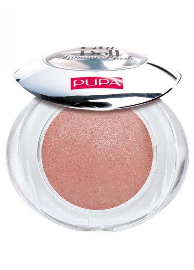 Румяна для лица запеченные Like A Doll Luminys Blush тон 301 Золотой коричневый Румяна для лица запеченные Like A Doll Luminys Blush тон 301 Золотой коричневыйРумяна<br>Запеченные румяна с эффектом сияния Like a Doll Blush способны создать совершенную кожу, как у куколки.<br>Румяна с необыкновенно мягкой текстурой подсвечивают кожу. Благодаря жемчужным пигментам в составе кожа приобретает деликатное свечение. Продукт легко наносится и дает нежный цвет, кроме того румяна обладают высокой устойчивостью. Запеченные румяна станут идеальным вариантом для нормальной и склонной к сухости кожи.<br>Цвет: Золотой коричневый;
