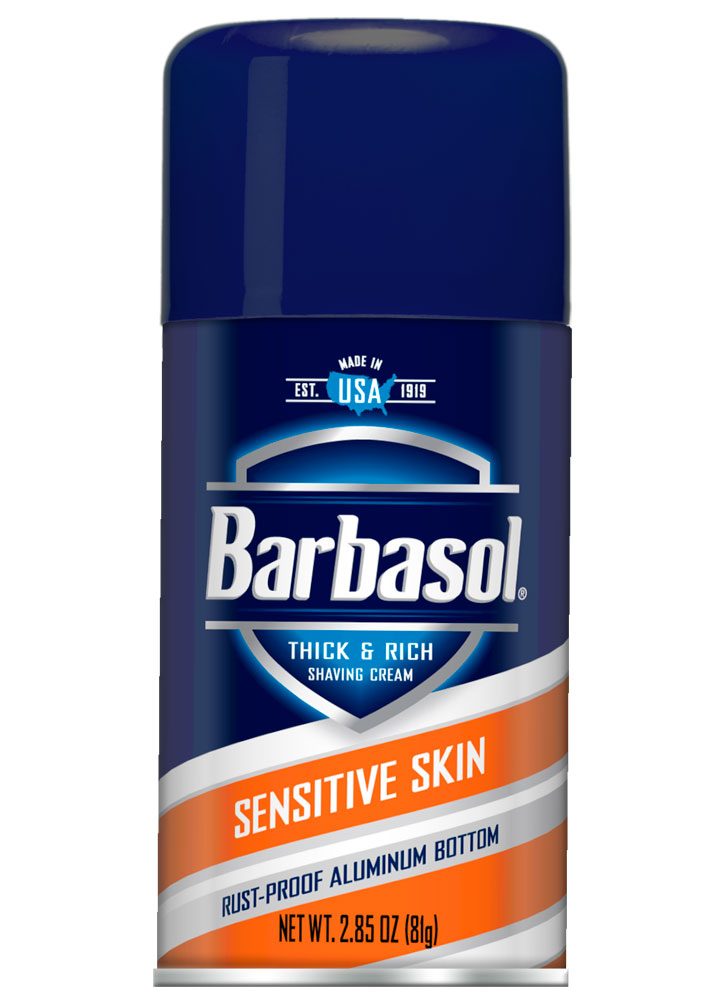 

Крем-пена для бритья для чувствительной кожи BARBASOL, Sensitive Skin Shaving Cream 81g