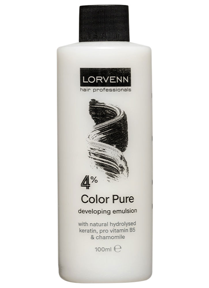 Окислительная эмульсия 4% для безаммиачной краски LORVENN HAIR PROFESSIONALS Color Pure