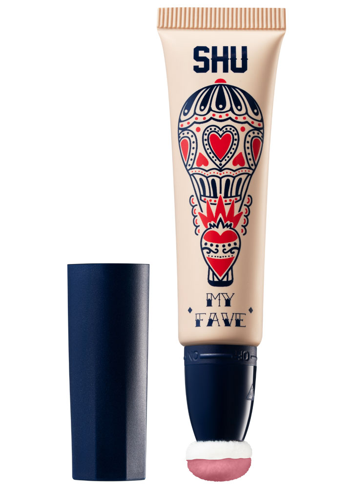 Тинт для губ и щек кремовый SHU My Fave 386 Темный пудровый