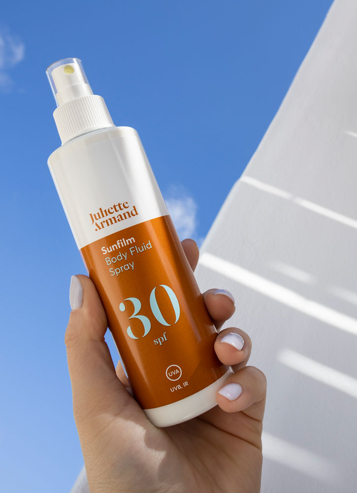 Флюид-спрей солнцезащитный SPF30 для тела без тона JULIETTE ARMAND Body Fluid Spray