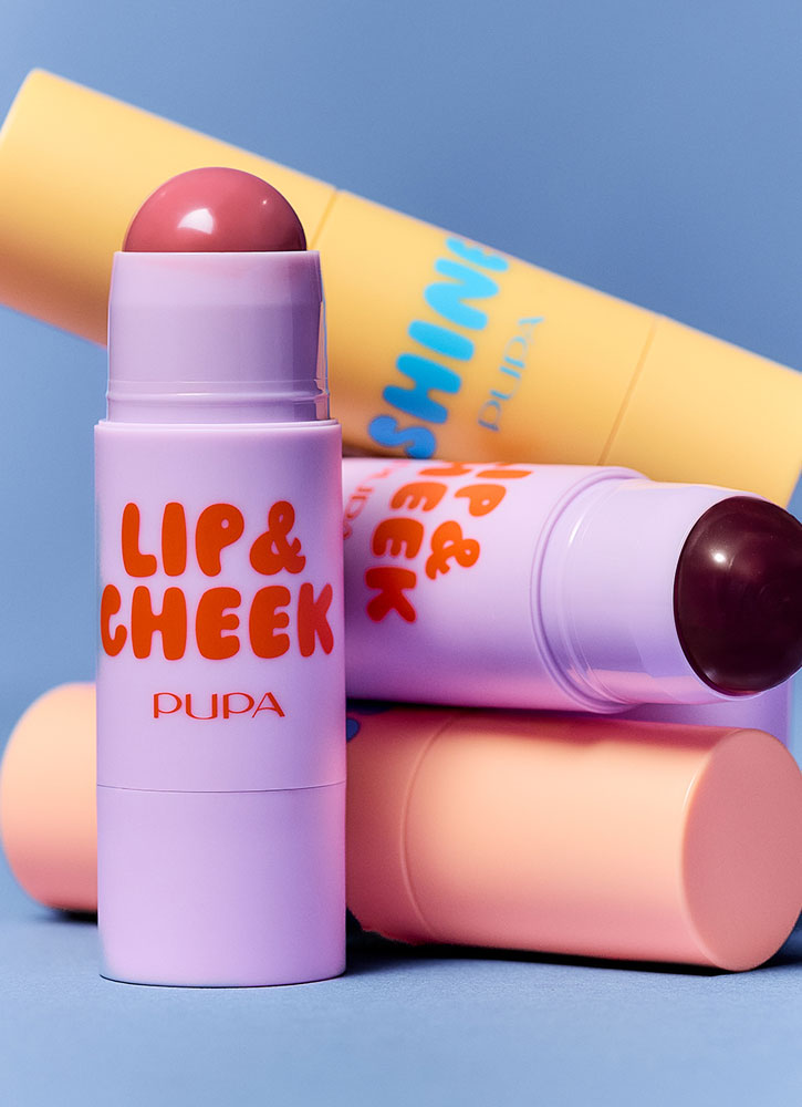 Румяна и бальзам для губ в стике PUPA MILANO Lip & Cheek 003 Сочная вишня
