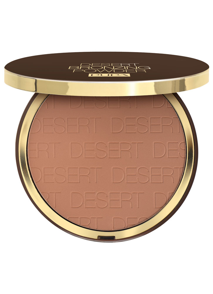 

Пудра бронзирующая оттенка охры Светлый янтарный PUPA, DESERT BRONZING POWDER