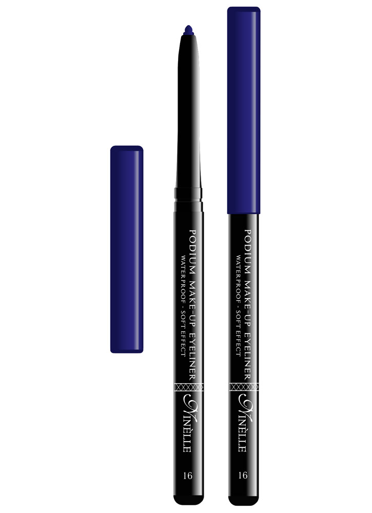 

Карандаш для глаз водостойкий Небесно синий NINELLE, Podium Make-Up