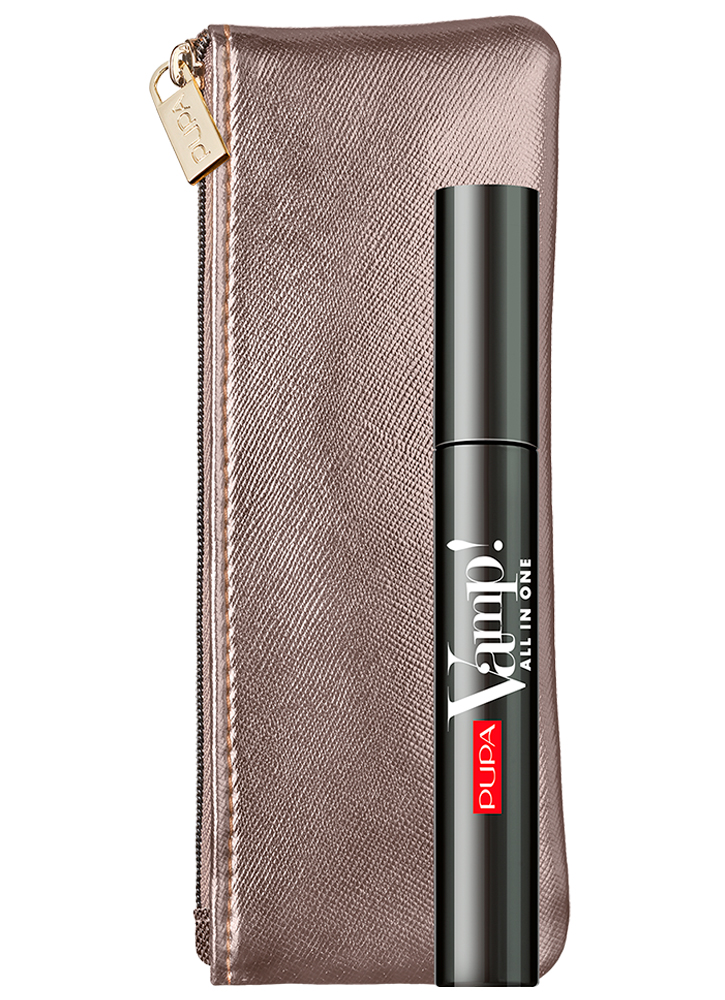 

Набор тушь VAMP!MASCARA ALL IN ONE+косметичка PUPA, Mascara Vamp! All in one Kit