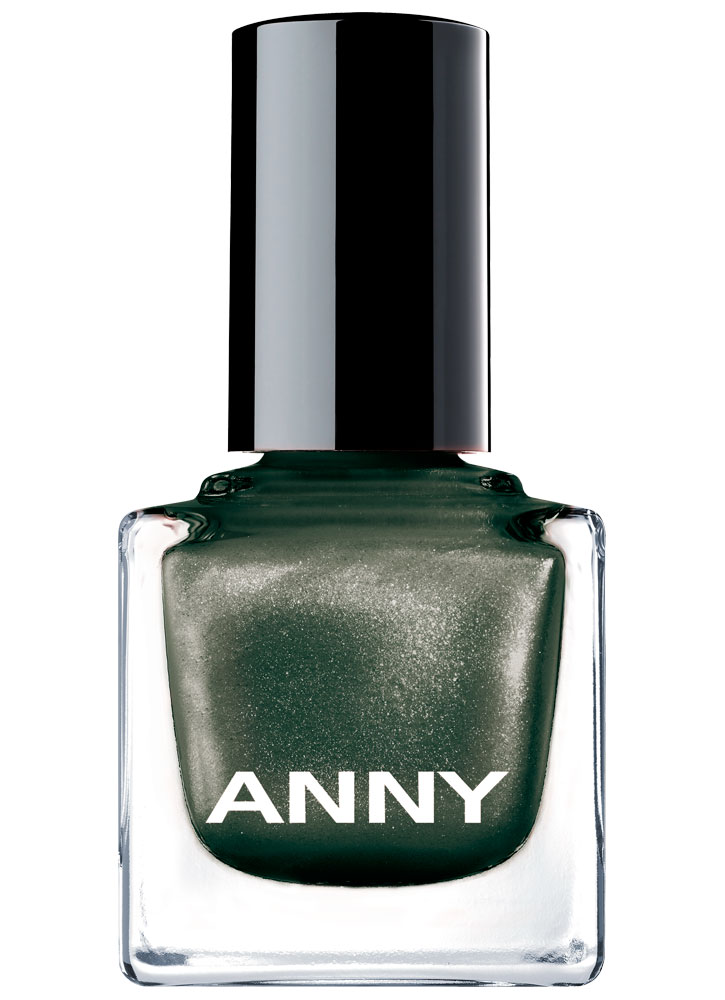 

Лак для ногтей Темно зеленый с искрой ANNY, Shades