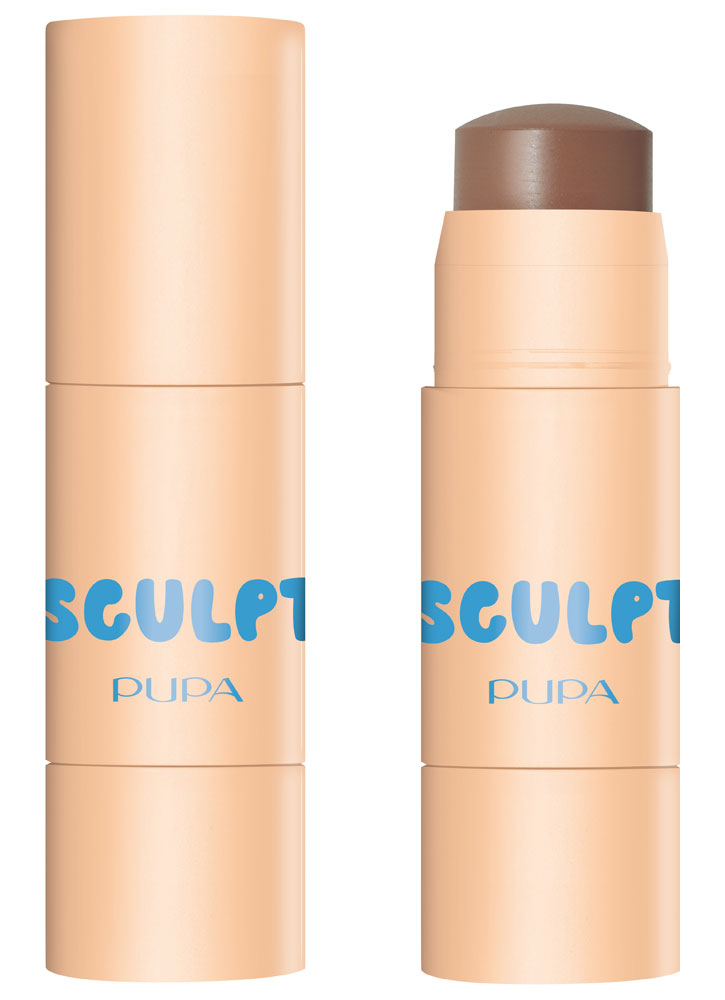 Стик для контуринга лица  PUPA MILANO Sculpt 002 Средне-темный