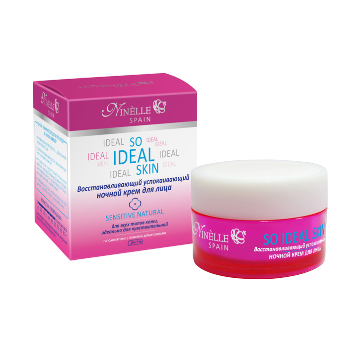 

Крем ночной восстанавливающий успокаивающий NINELLE, So Ideal Skin