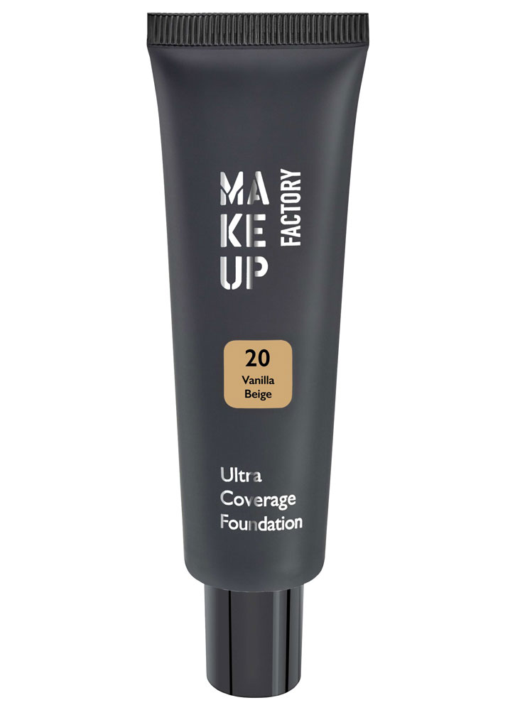 

Крем тональный ультраплотный Ванильный беж MAKE UP FACTORY, Ultra Coverage Foundation