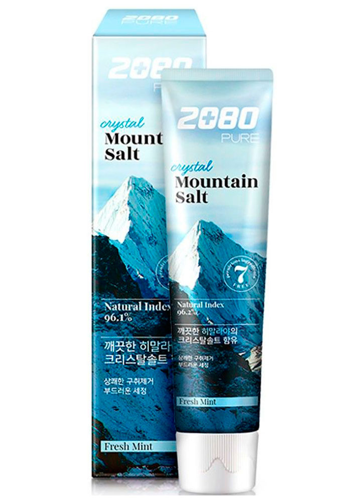 

Зубная паста гималайская соль DENTAL CLINIC 2080, Pure Mountain Salt Fresh Mint