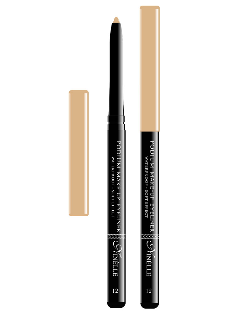 

Карандаш для глаз водостойкий Бордовый NINELLE, Podium Make-Up