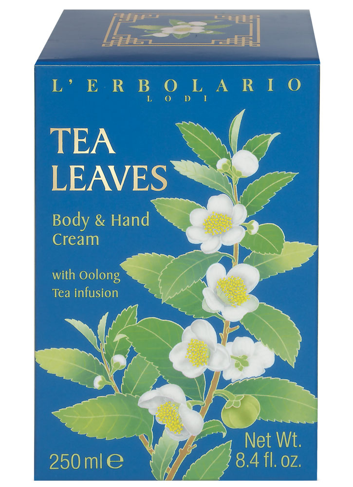 Крем для тела и рук с экстрактом чая L'ERBOLARIO Tea Leaves