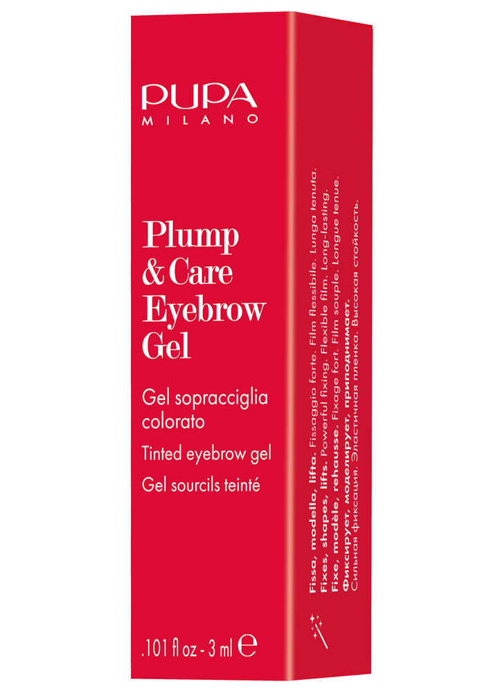 Гель для бровей PUPA Plump & Care  003 Темный коричневый