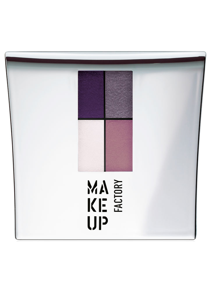

Тени для век баклажан/золотая сирень, винный/светло-розовый MAKE UP FACTORY, Eye Colors