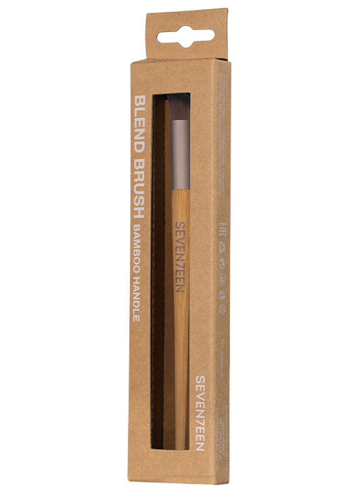 Кисть для растушевки скошенная SEVEN7EEN Blend Brush Bamboo Handle