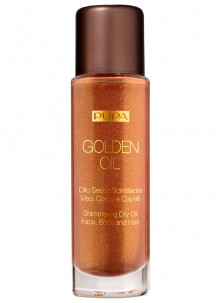Масло сухое мерцающее Golden Oil тон 002