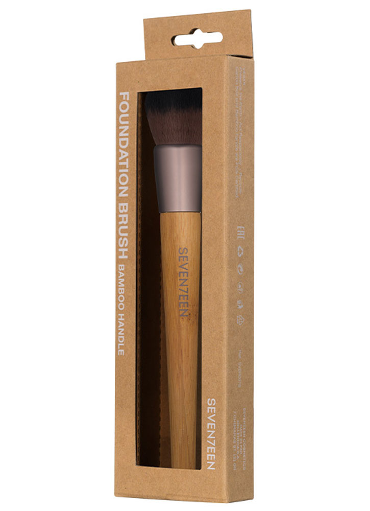 Кисть для тонального средства SEVEN7EEN Foundation Brush Bamboo Handle