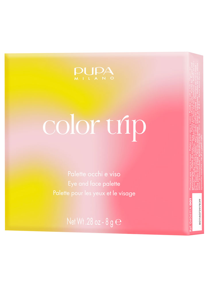 Палетка для макияжа лица и глаз PUPA Color trip  001 Приятная поездка