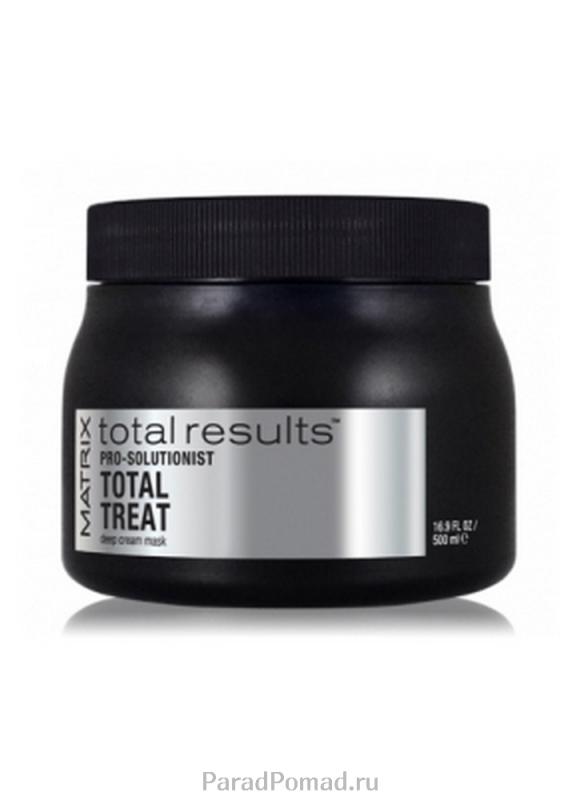 Крем-маска для глубокого ухода за волосами Total Results PRO Solutionist Total Treat Deep C 500 мл Крем-маска для глубокого ухода за волосами Total Results PRO Solutionist Total Treat Deep C 500 мл