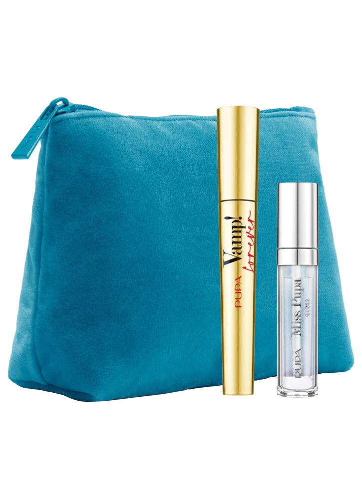 Набор косметический PUPA Kit Vamp! Forever+Miss Pupa Gloss+Pochette