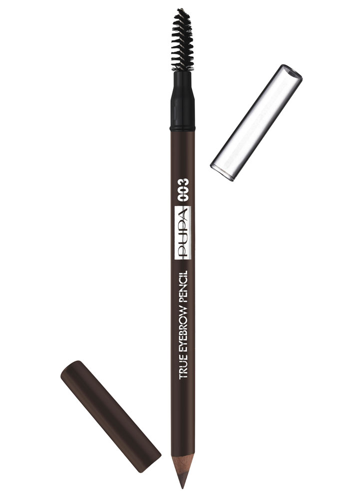 Карандаш для бровей водостойкий PUPA MILANO True Eyebrow  003 Темно-коричневый