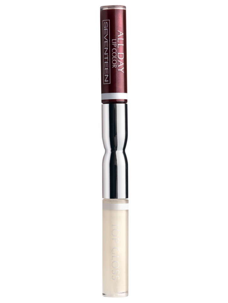 

Помада-блеск для губ жидкая Винный SEVENTEEN, All Day Lip Color &Top Gloss