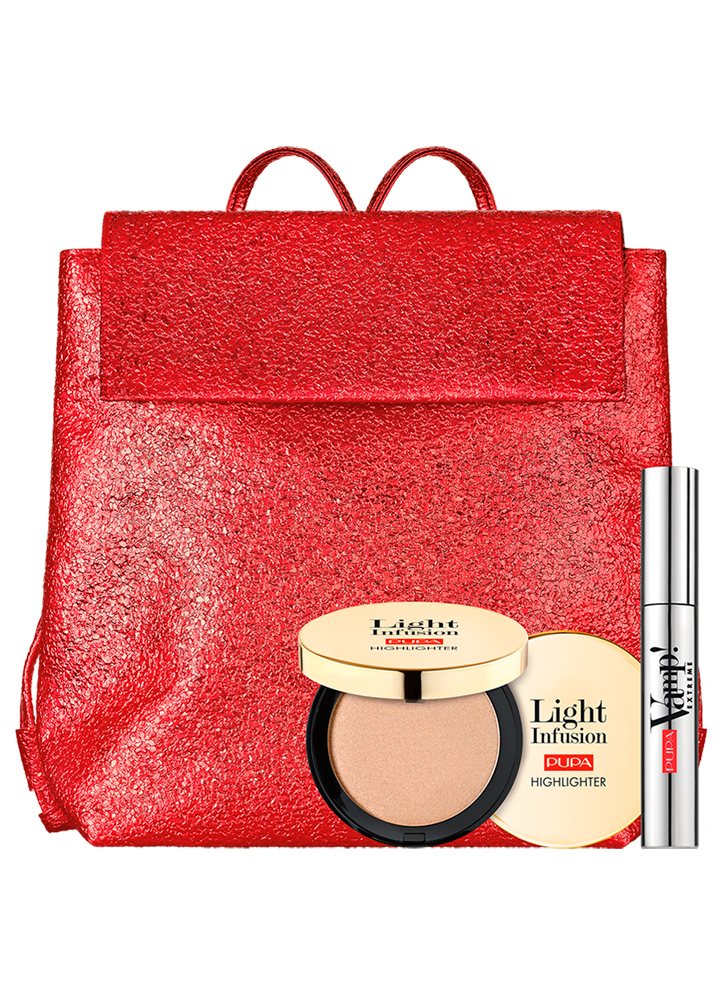 

Набор Тушь VAMP!Vamp! Mascara Extreme+иллюминатор для лица-концентрат света Light Infusion Highlighter PUPA, Vamp! Mascara Extreme+Light Infusion Highlighter