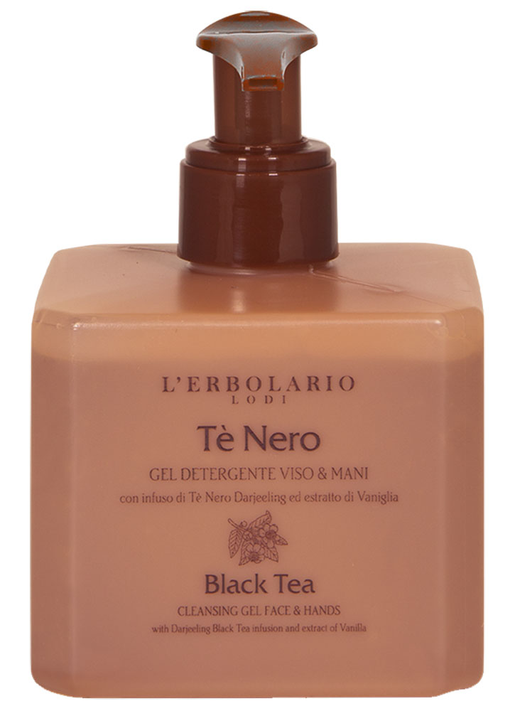 Гель для лица и рук очищающий L'ERBOLARIO Black Tea