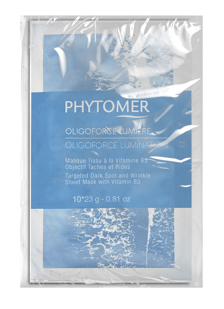 Маска тканевая омолаживающая  PHYTOMER Oligoforce Lumination