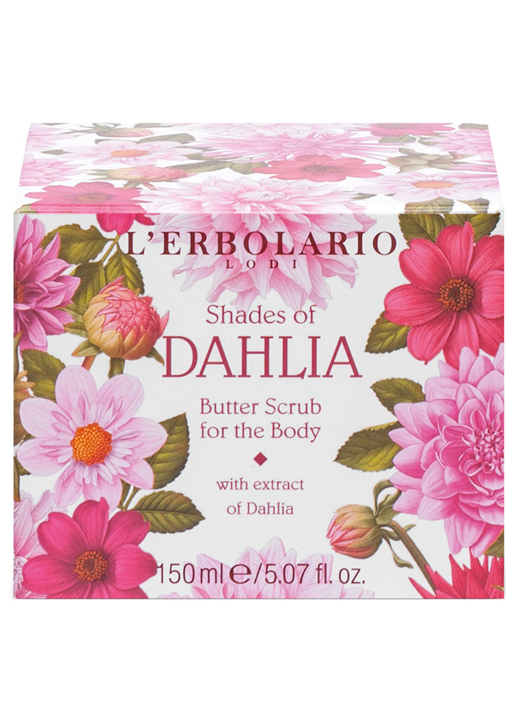 Скраб для тела с экстрактом георгина L'ERBOLARIO Shades of Dahlia