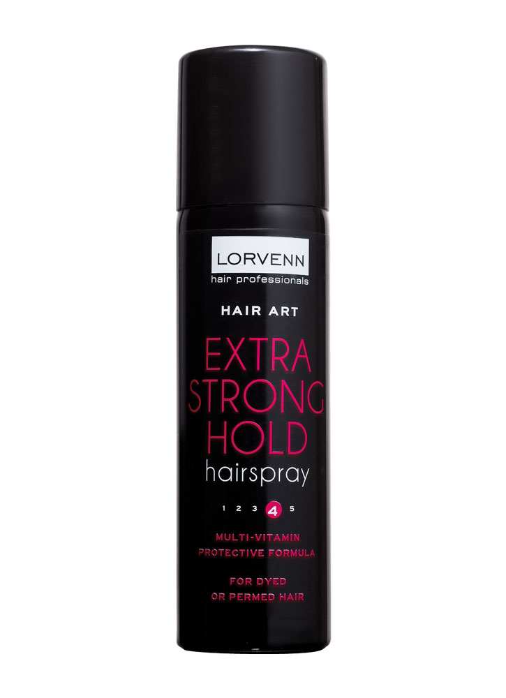 Лак для укладки экстра сильной фиксации LORVENN HAIR PROFESSIONALS Extra Strong Hold