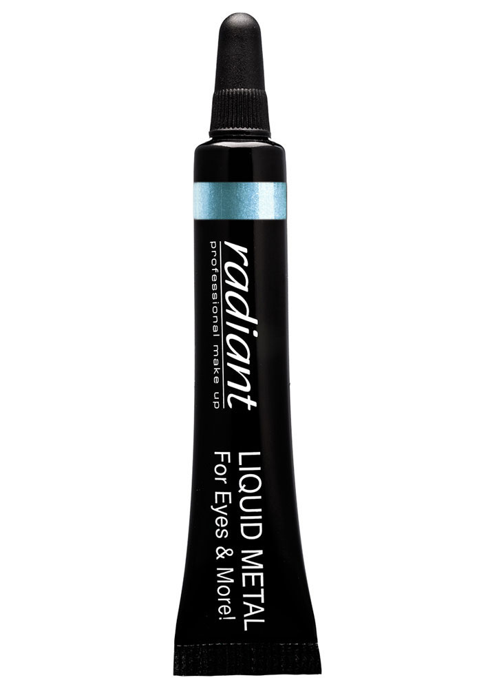 Пигмент для макияжа глаз жидкий RADIANT PROFESSIONAL MAKE-UP Liquid Metal  15 Голубой