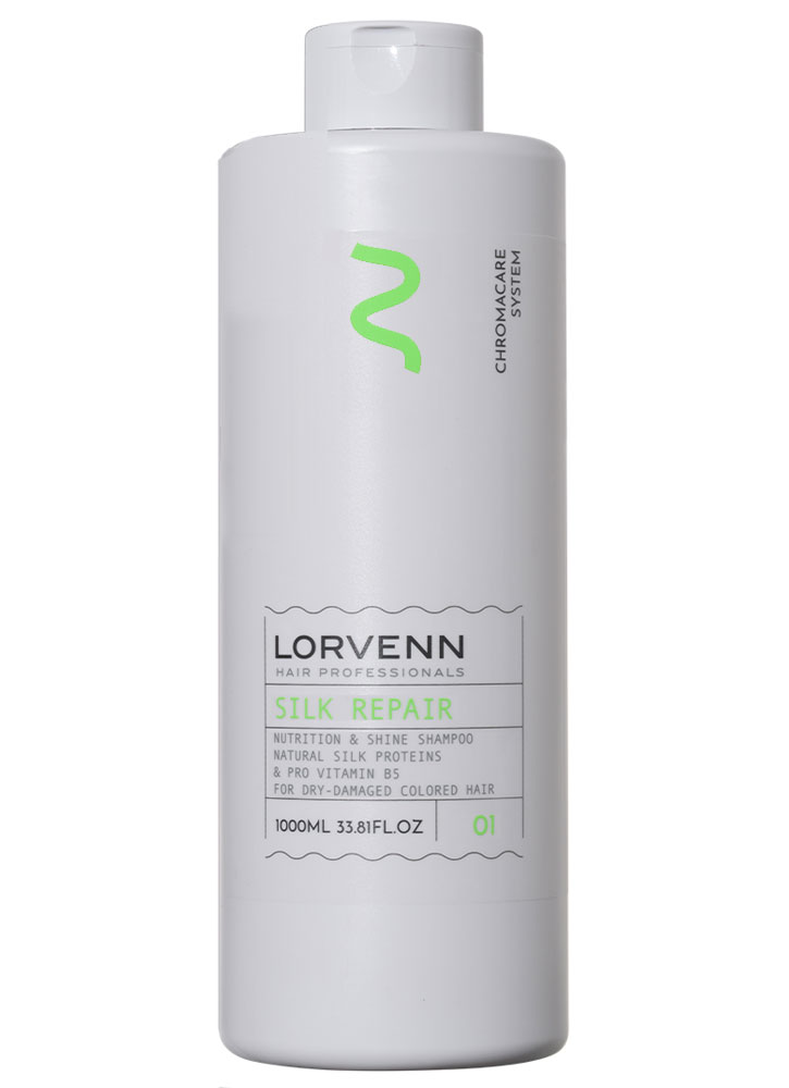 Шампунь для сухих, поврежденных волос LORVENN HAIR PROFESSIONALS Silk Repair
