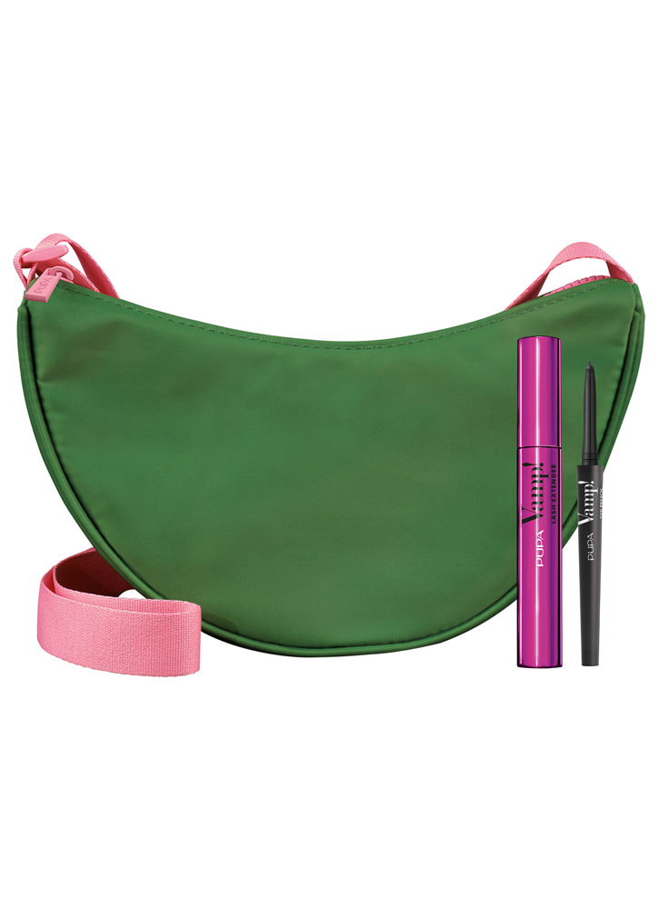 Набор косметический PUPA Vamp! Lash Extender+Vamp! Eye Pencil+City Bag 001 Черный