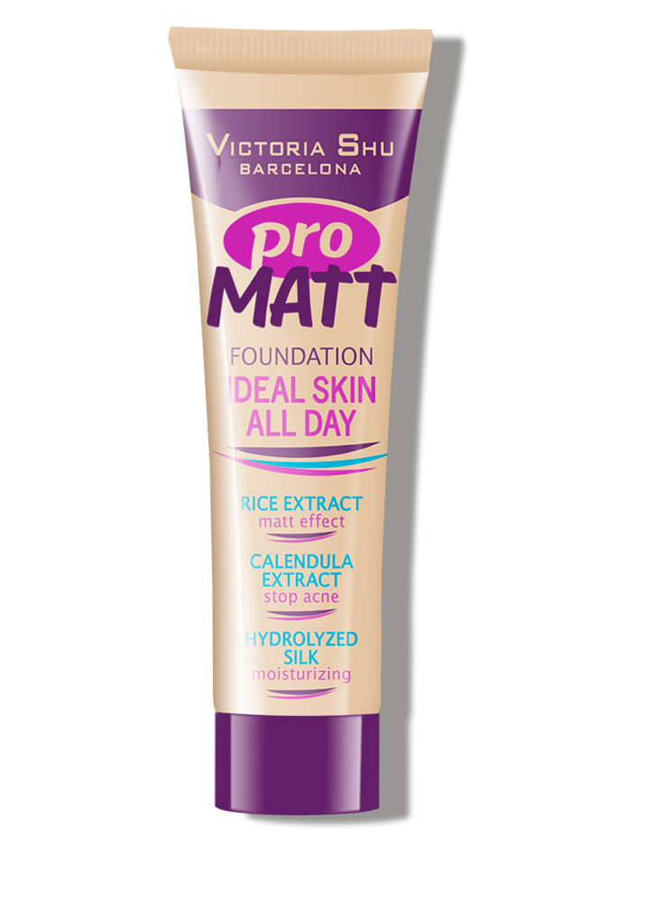

Крем тональный Натуральный VICTORIA SHU, Pro Matt
