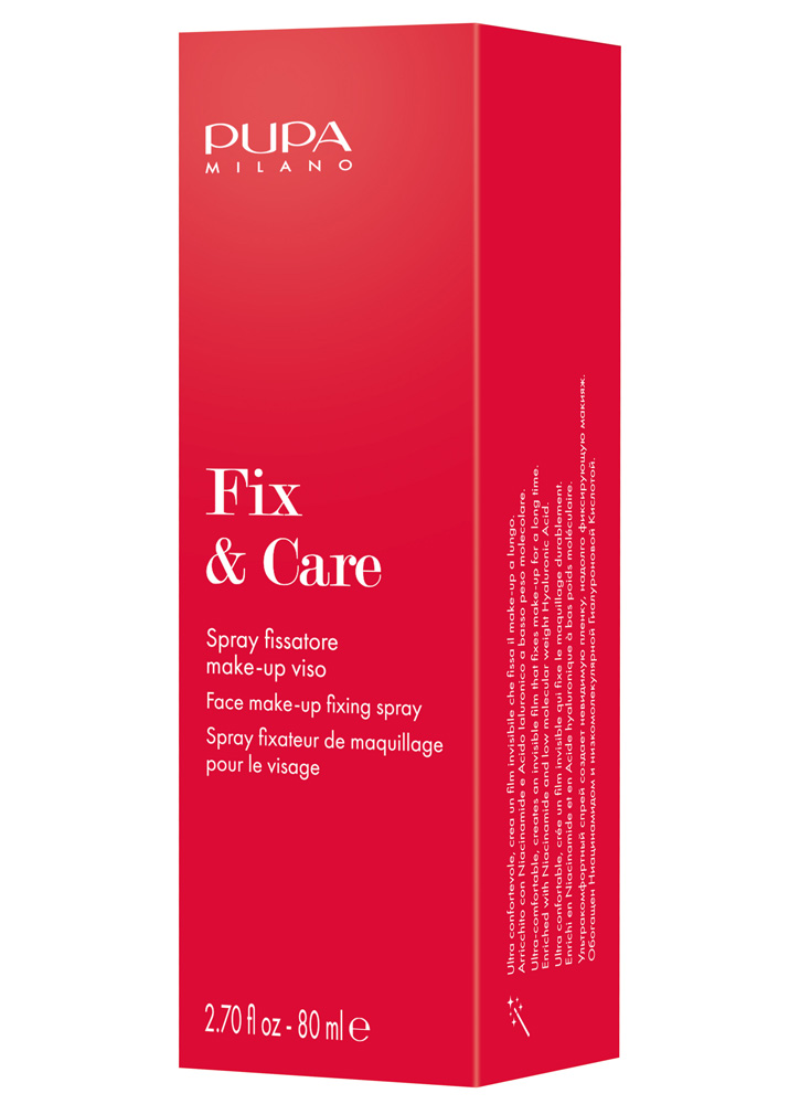 Спрей для фиксации макияжа PUPA Fix & Care
