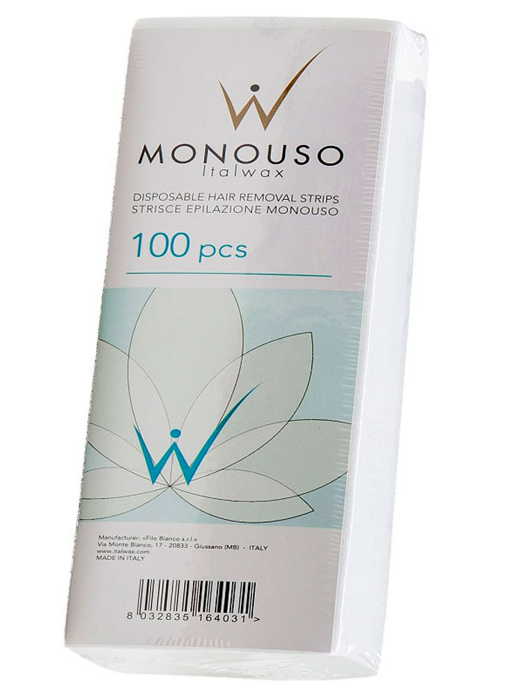 

Полоски для эпиляции 100 шт. ITALWAX, Monouso