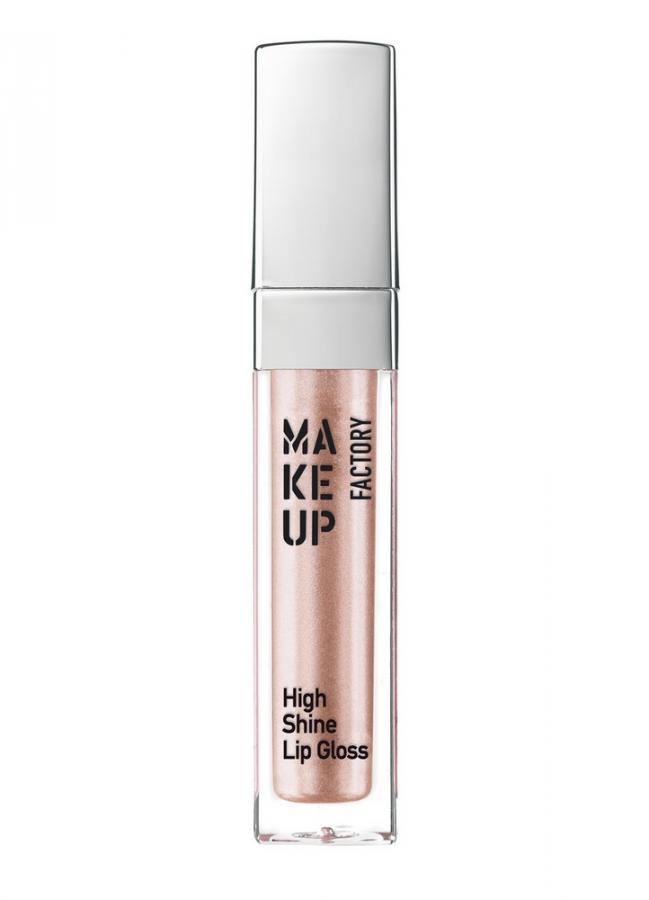 

Блеск для губ Румяный абрикос с перламутром MAKE UP FACTORY, High Shine