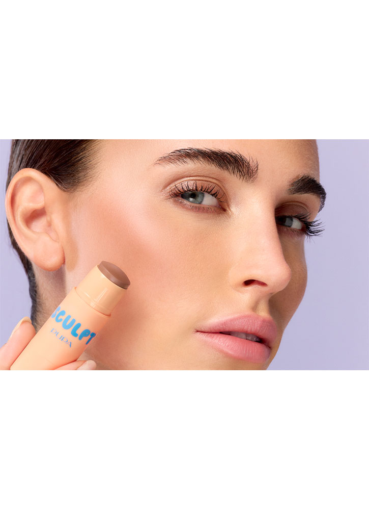 Стик для контуринга лица PUPA MILANO Sculpt 002 Средне-темный