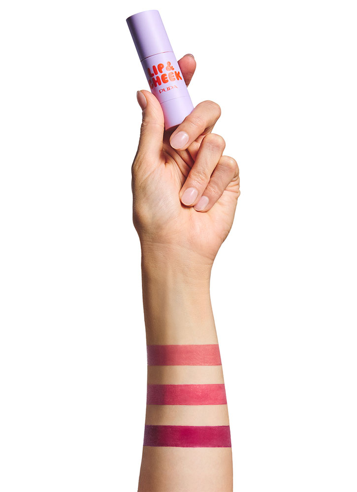 Румяна и бальзам для губ в стике PUPA MILANO Lip & Cheek 003 Сочная вишня