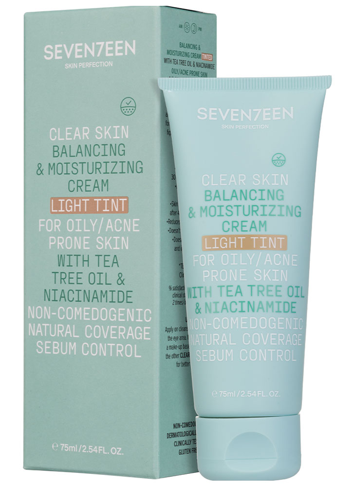 Крем увлажняющий с тонирующим эффектом SEVEN7EEN Clear Skin  1 Светлый беж