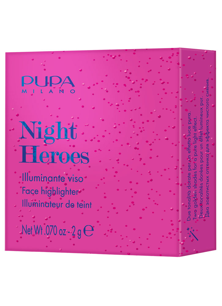 Хайлайтер для лица PUPA Night Heroes  001 Гипнотический блеск