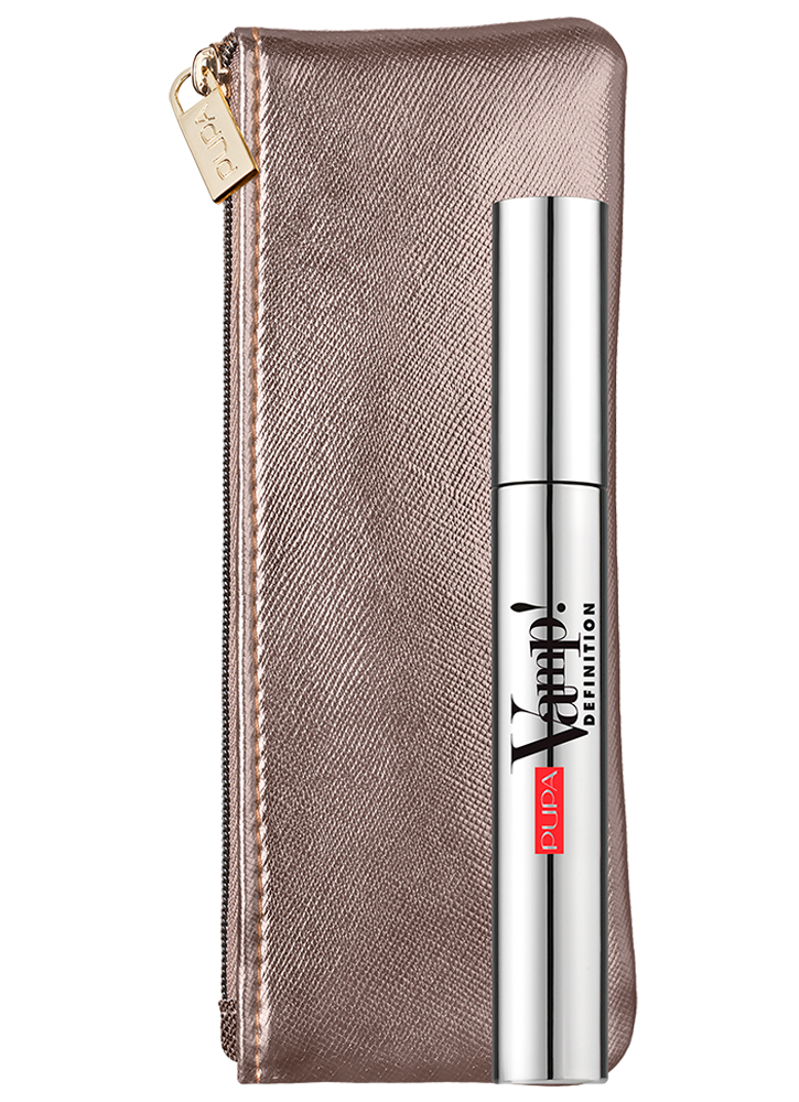

Набор тушь VAMP!MASCARA DEFINITION+косметичка PUPA, Vamp!Mascara Definition Kit